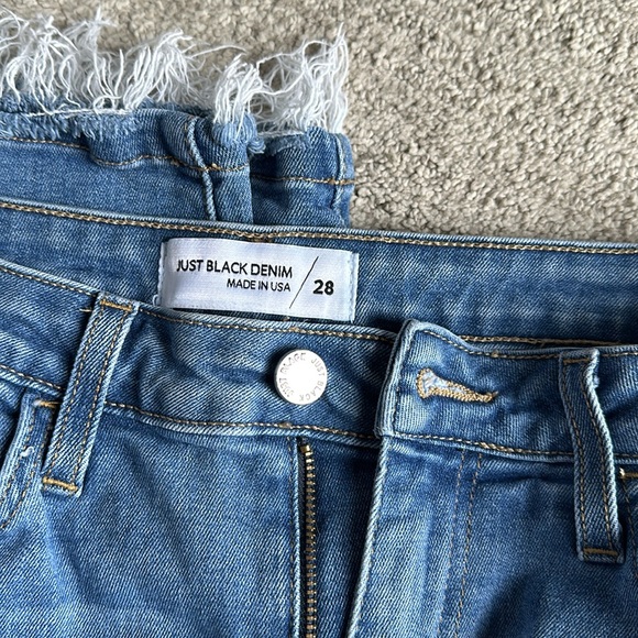 Just Black Denim Skinny Jeans size 28 - Picture 2 of 3